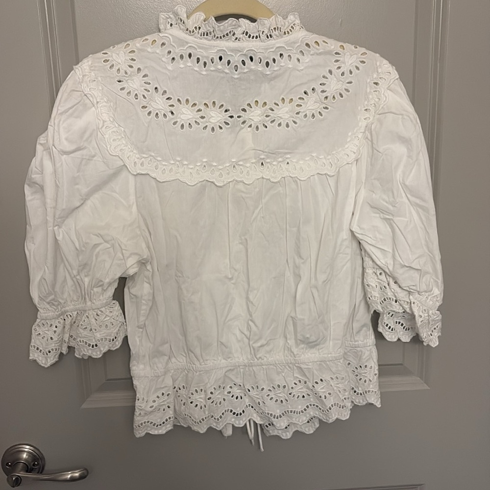 Sea New York Georgina Eyelet White Top - Picture 6 of 8